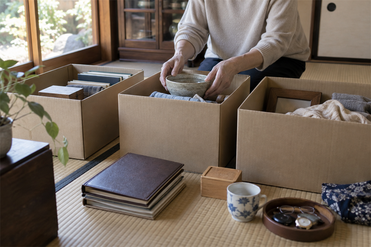 残す物と保留品と処分候補を分ける遺品整理の準備
